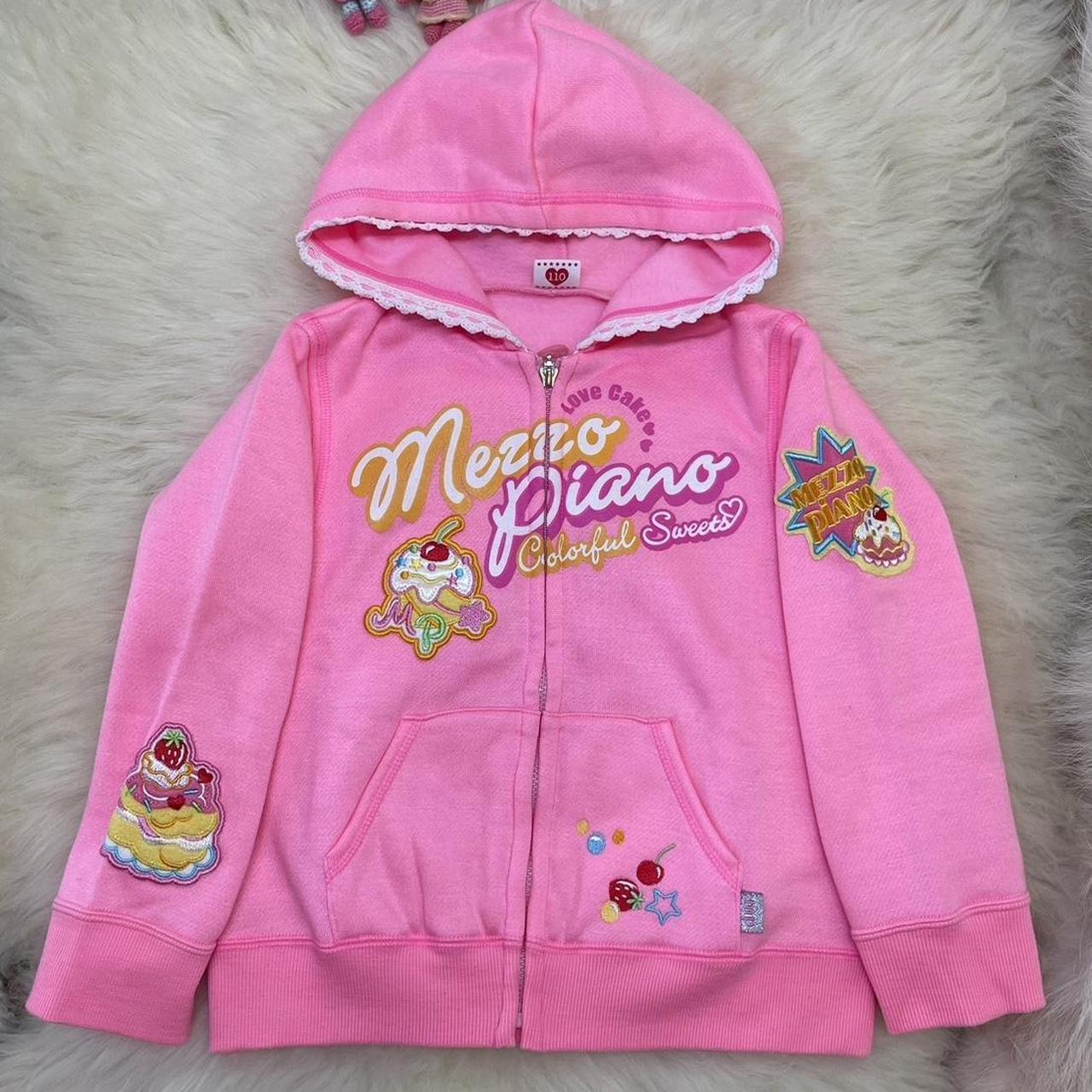 Mezzo Piano 🌸 Zip-Up Hoodie Japanese Size - 110 -  | Depop