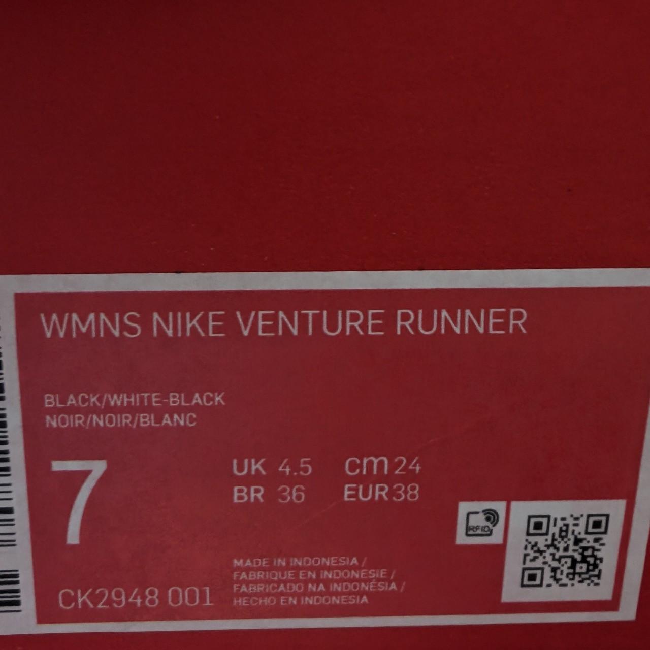 Nike Box Qr Code Nike Venture Runner Black White Uk New In Box Depop