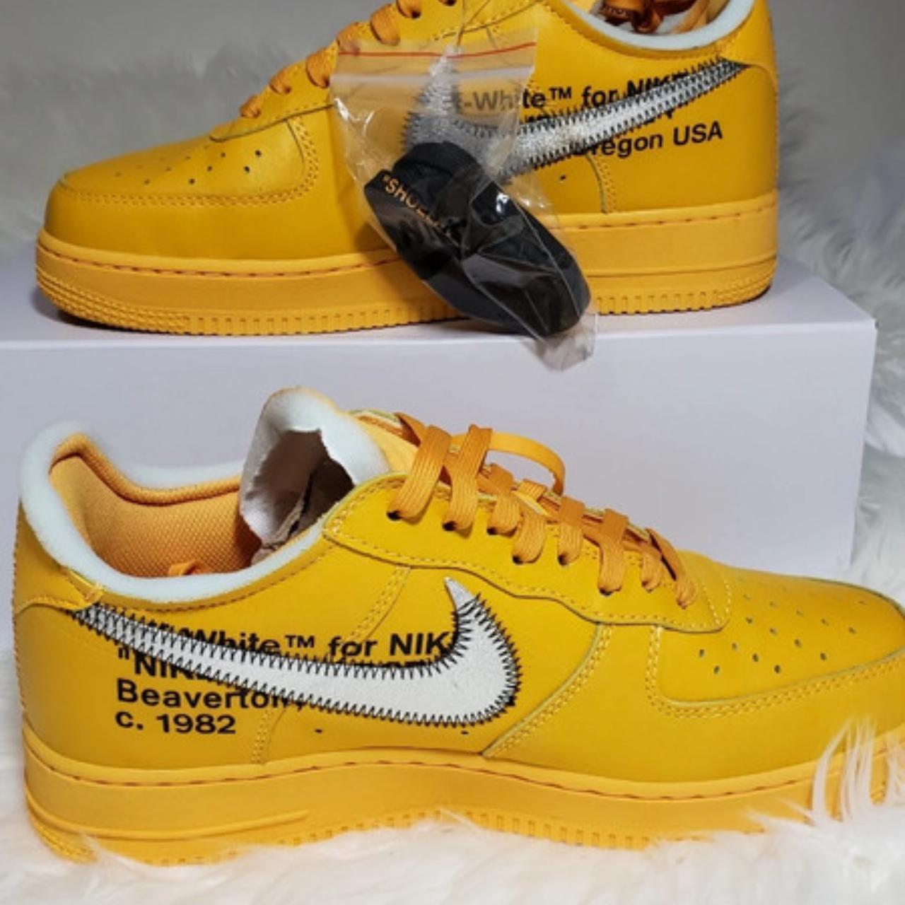 offwhite air force 1 yellow