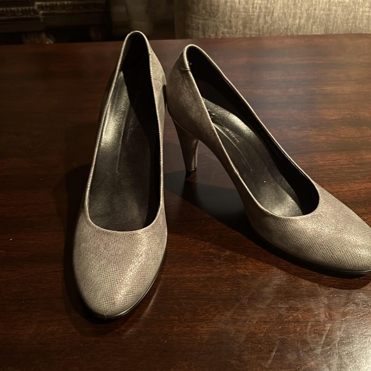 Ecco shape 75 sleek warm grey formal heel formal