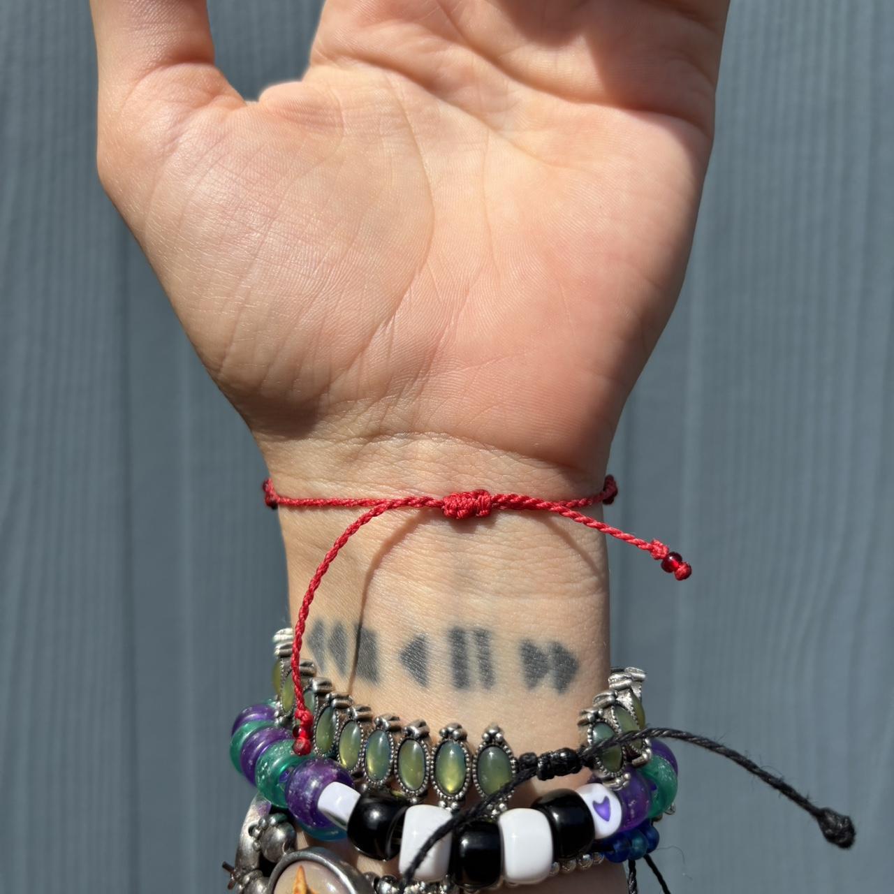 Women's Bracelet - Multi – Red Adjustable Micro M… - image 6