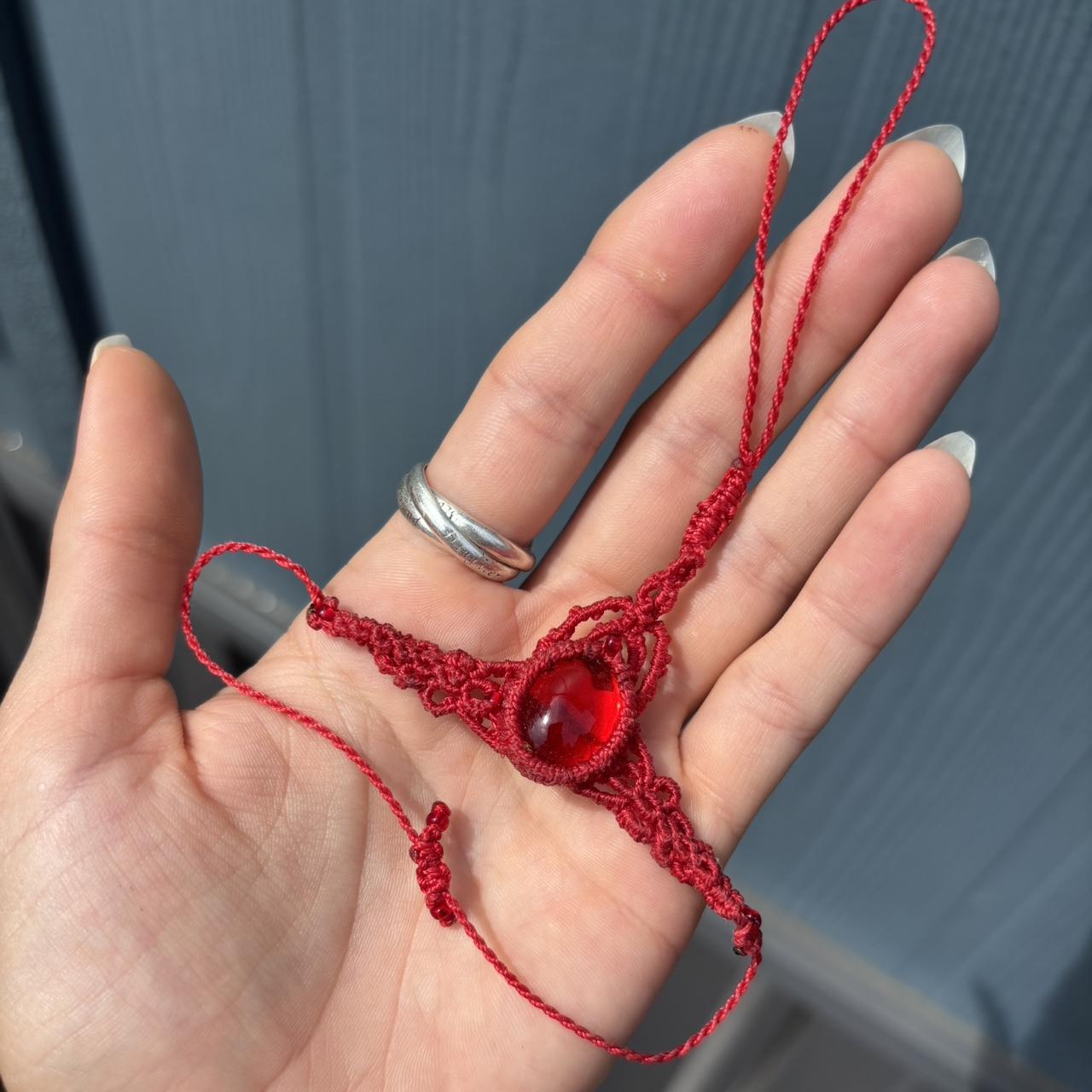 Women's Bracelet - Multi – Red Adjustable Micro M… - image 7