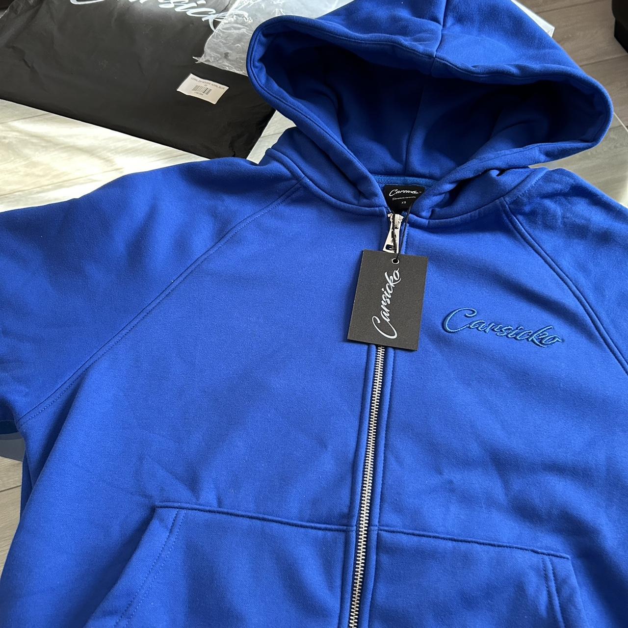 Carsicko Royal Blue Hoodie XS Brand new, never... - Depop