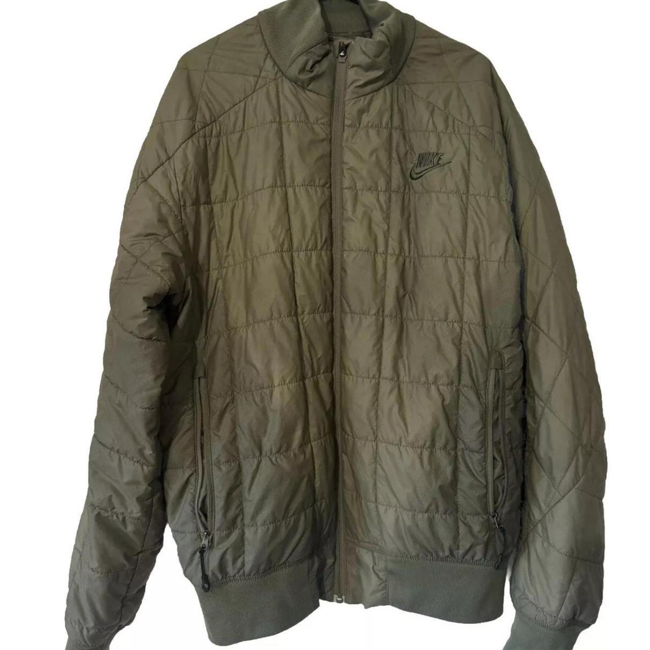 nike quilted jacket mens