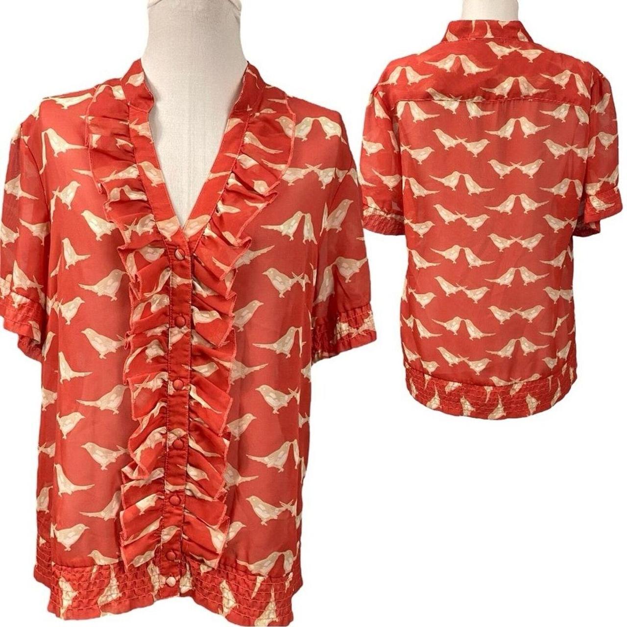 MinkPink Women's Blouse - Pink/Cream - M – Eclectic Feminine Office Brunch Summer Spring MinkPink …