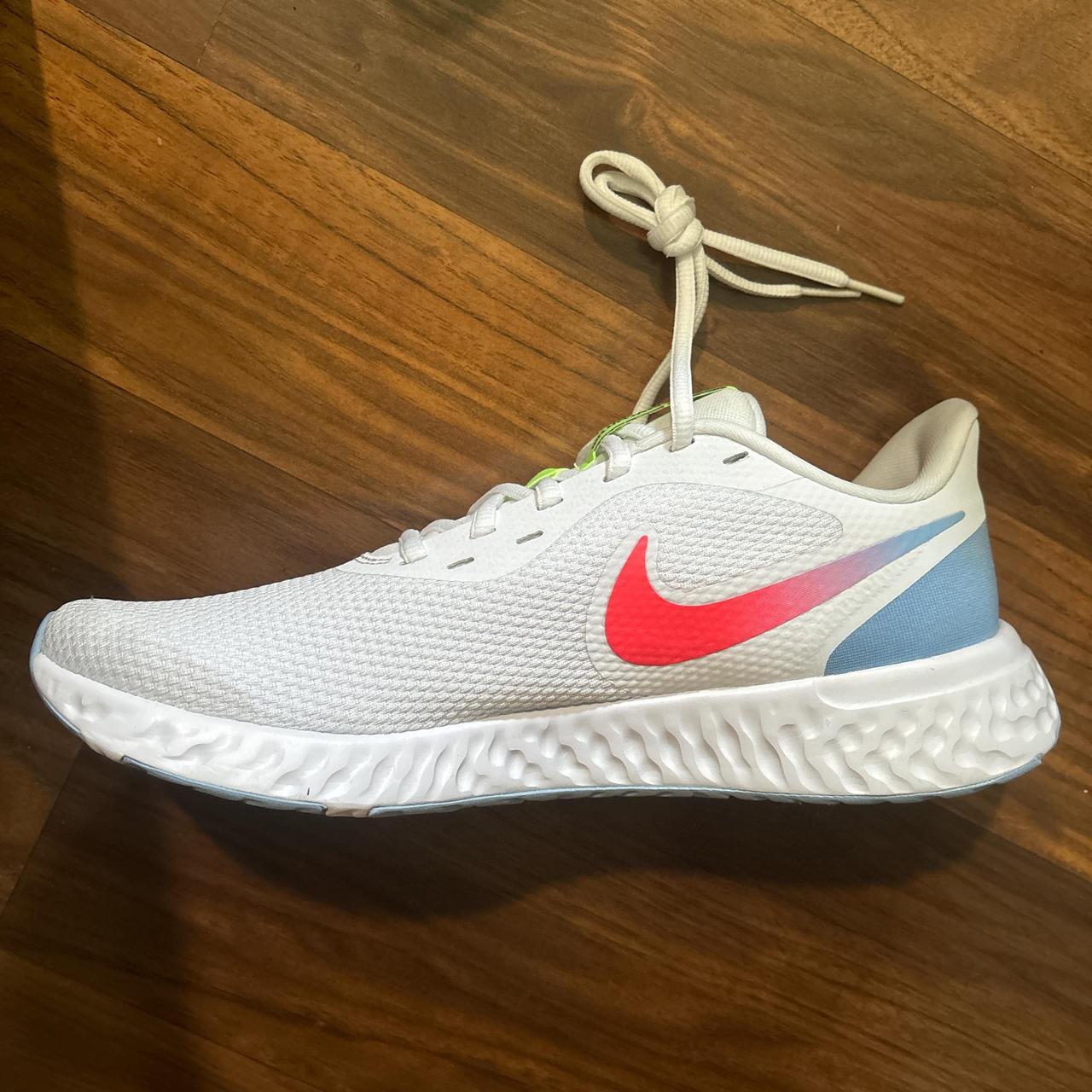 White NIKE Revolution Women’s Running Shoes US... - Depop