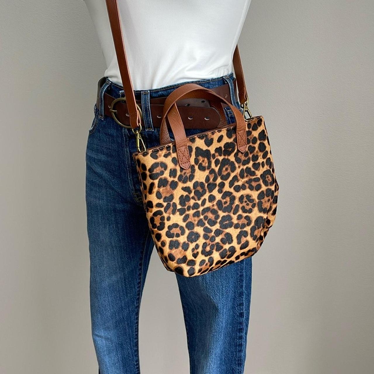 Madewell The Small Transport Crossbody in factory Tiger Print Calf Hair