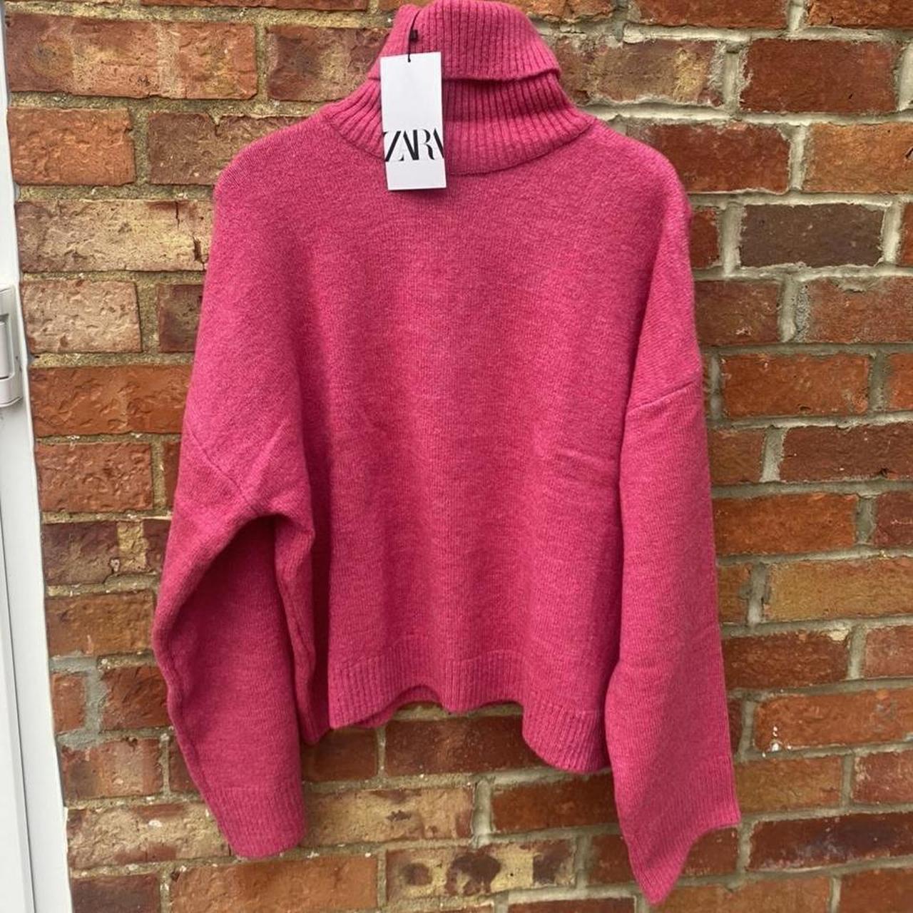 Hot pink hot sale turtleneck zara