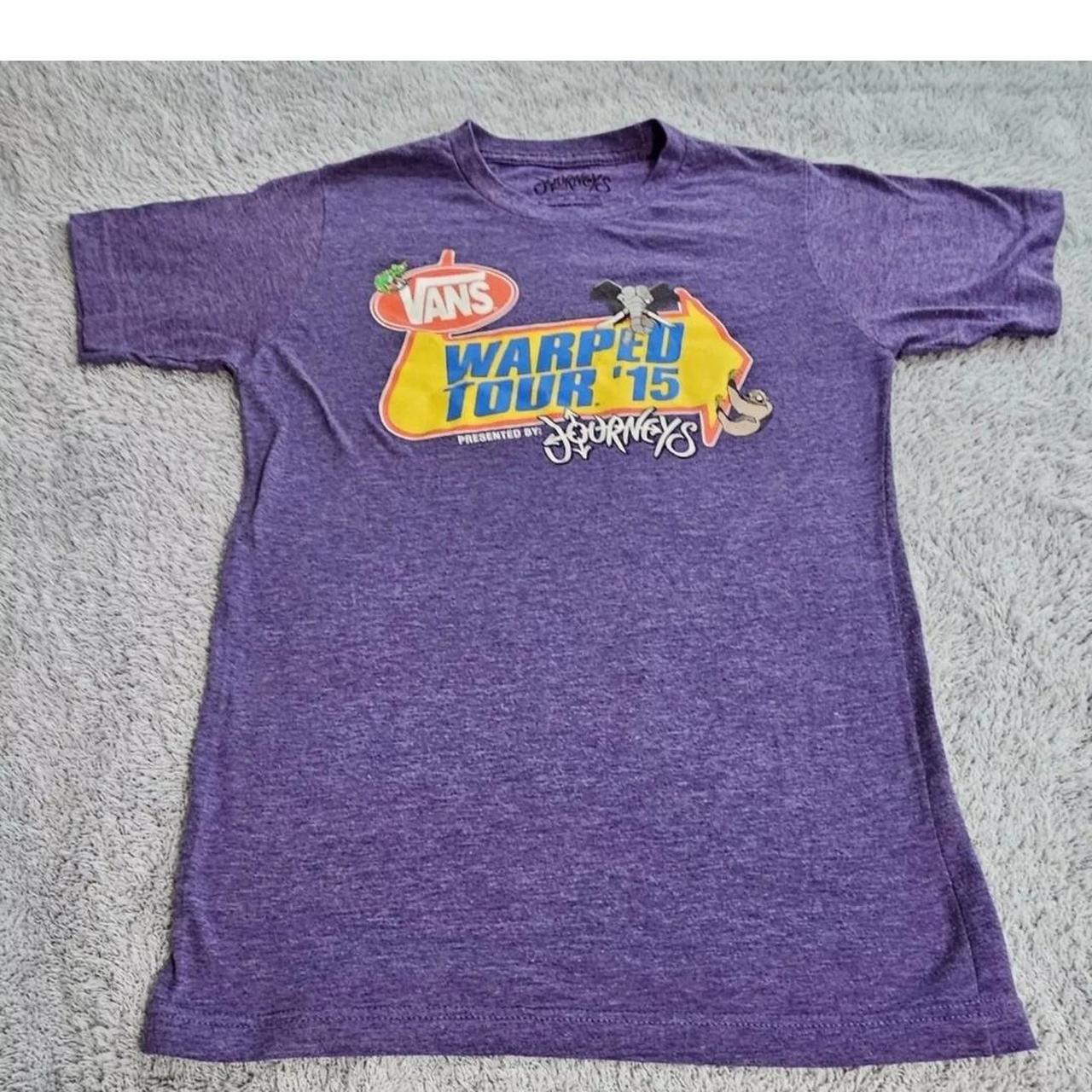 VANS WARPED TOUR 2015 T SHIRT Journeys Staff. Depop