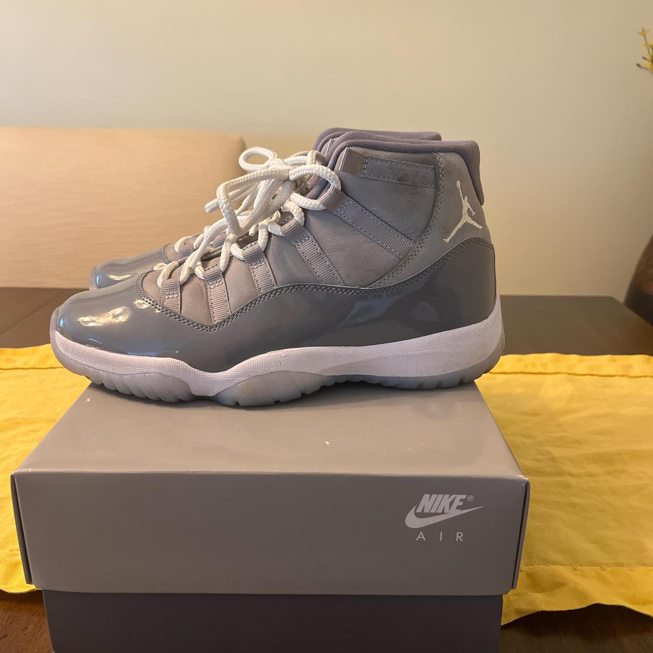 grey white 11 jordans