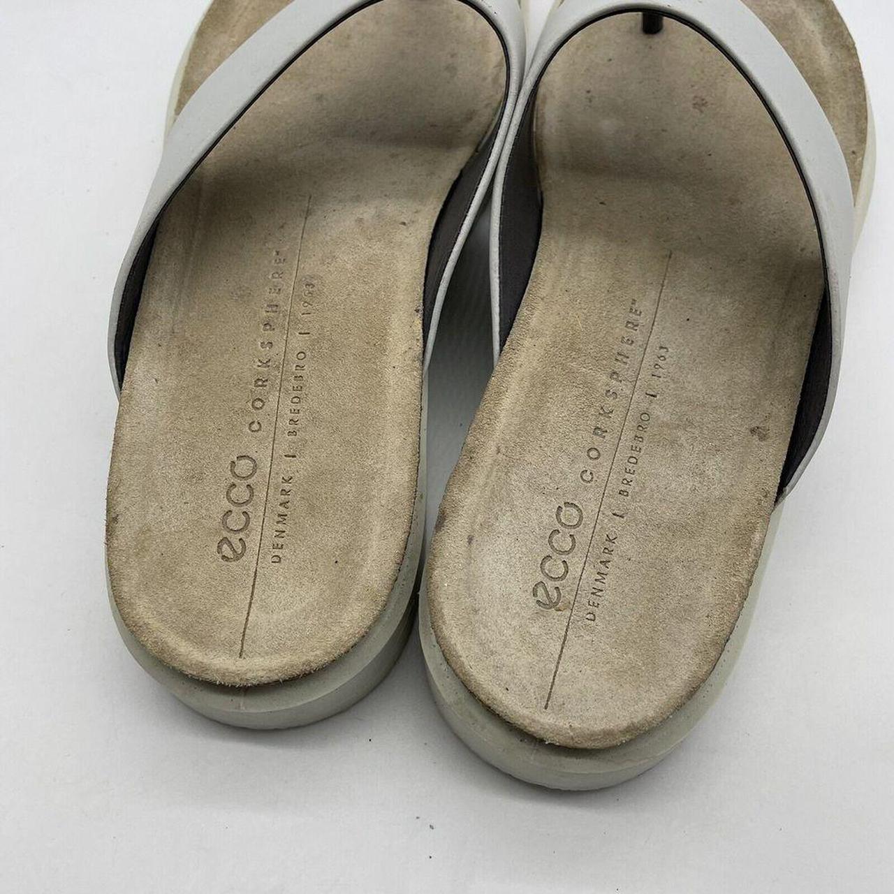 Ecco Corksphere Women s Thong Sandal Size 8 EU 39. Depop