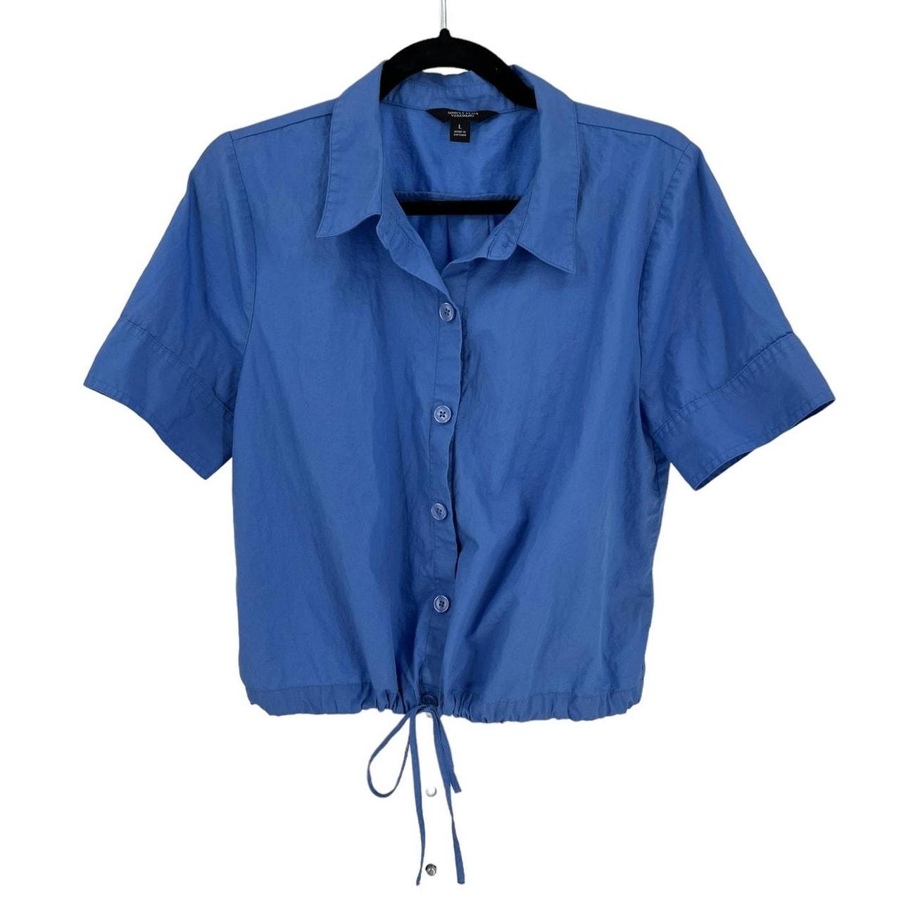 Simply Vera Vera Wang Cropped Collared Button - Main Image