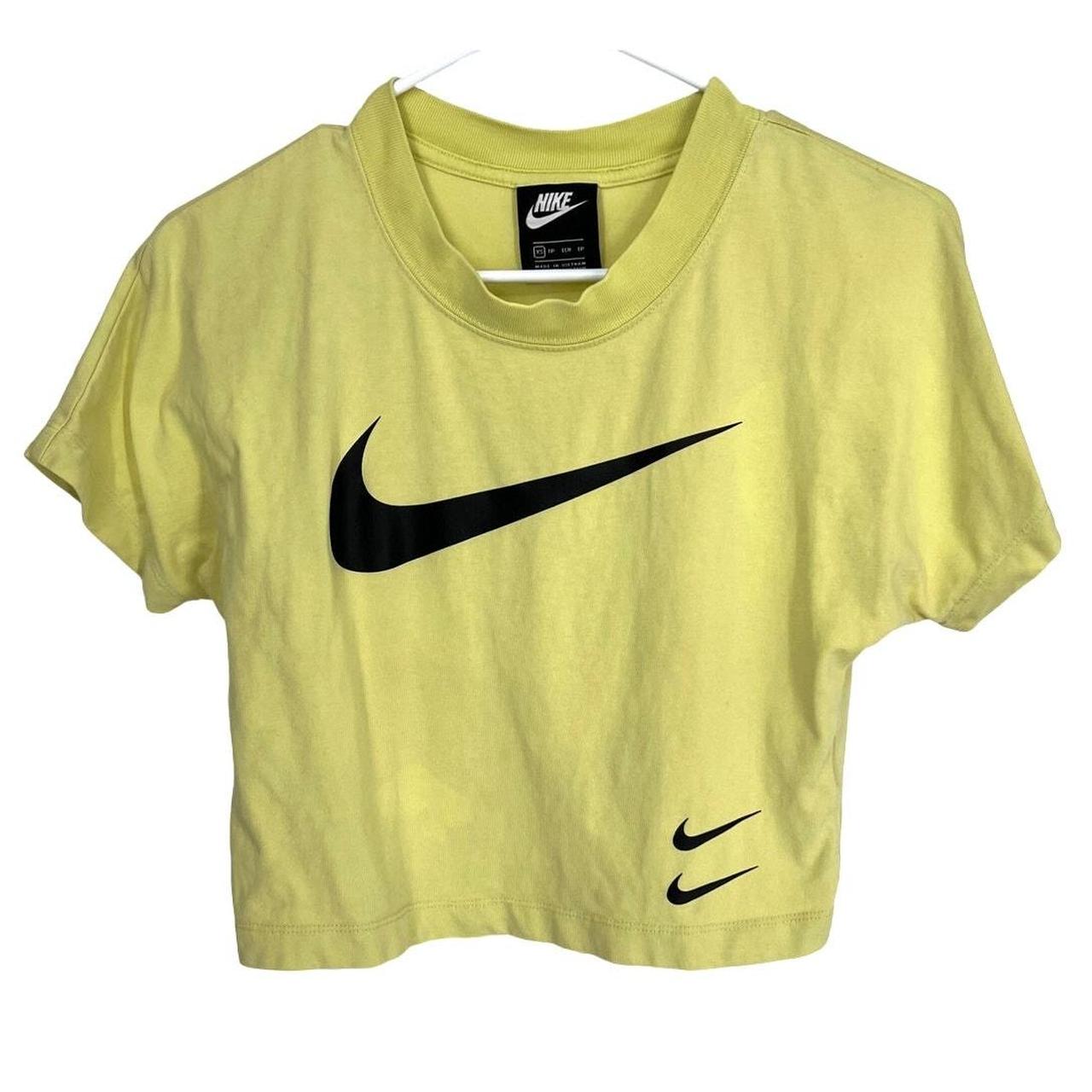 neon yellow nike shirt women's