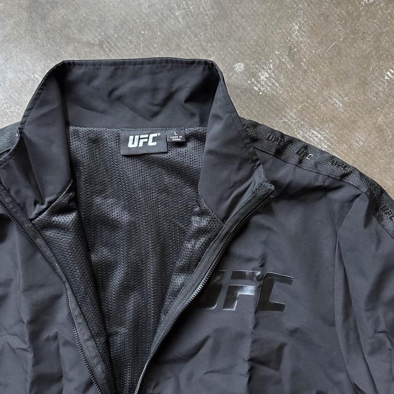 New mens ufc ultimate fighting matte nylon full zip | Depop