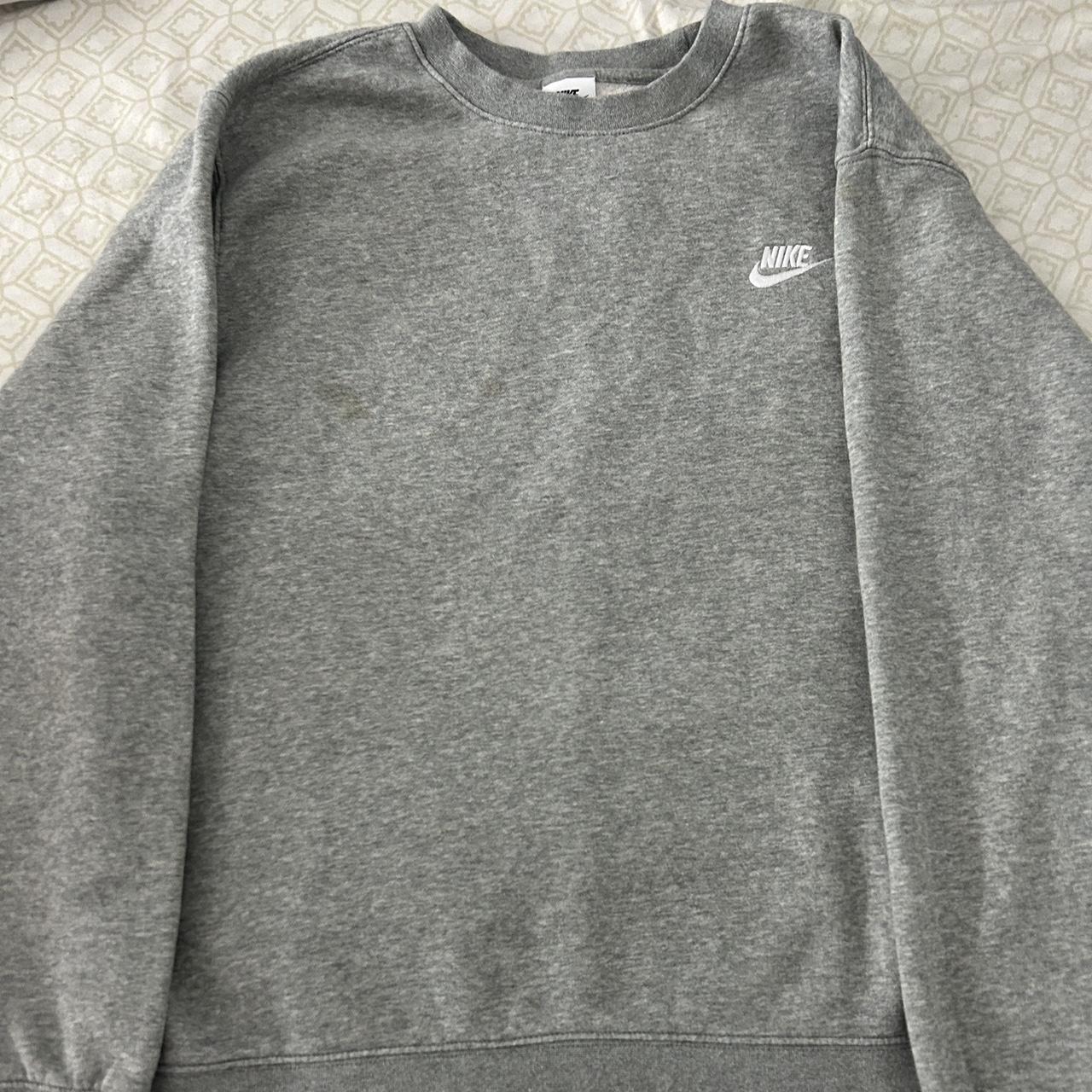 mens sports sweatshirts grey nike