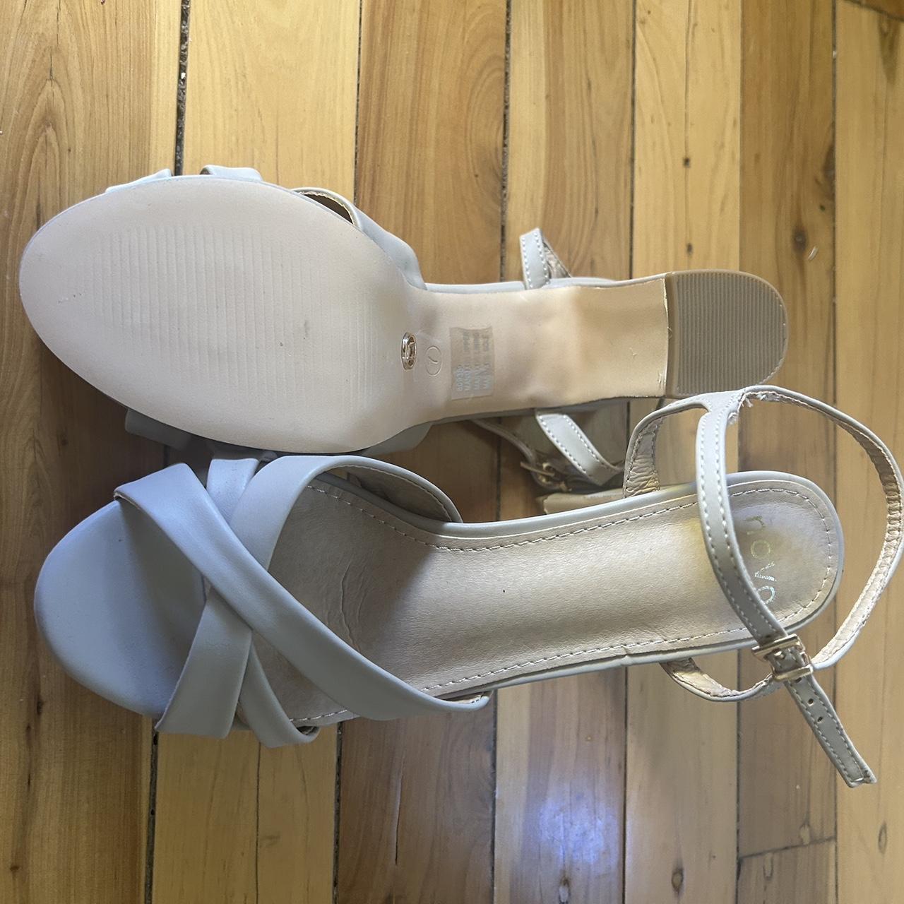 Novo Luella nude block heel size 7 Never worn.... - Depop