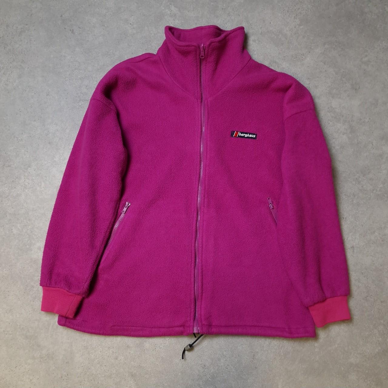 Vintage Berghaus fleece. Colour - Pink Tag size -... - Depop