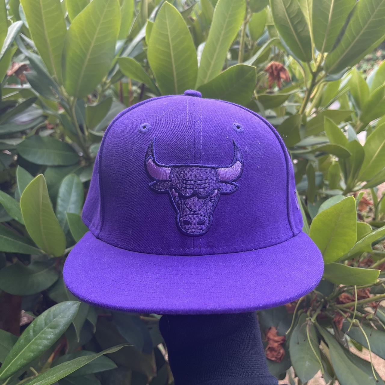 NEW ERA Chicago Bulls purple prime edition fitted. Depop