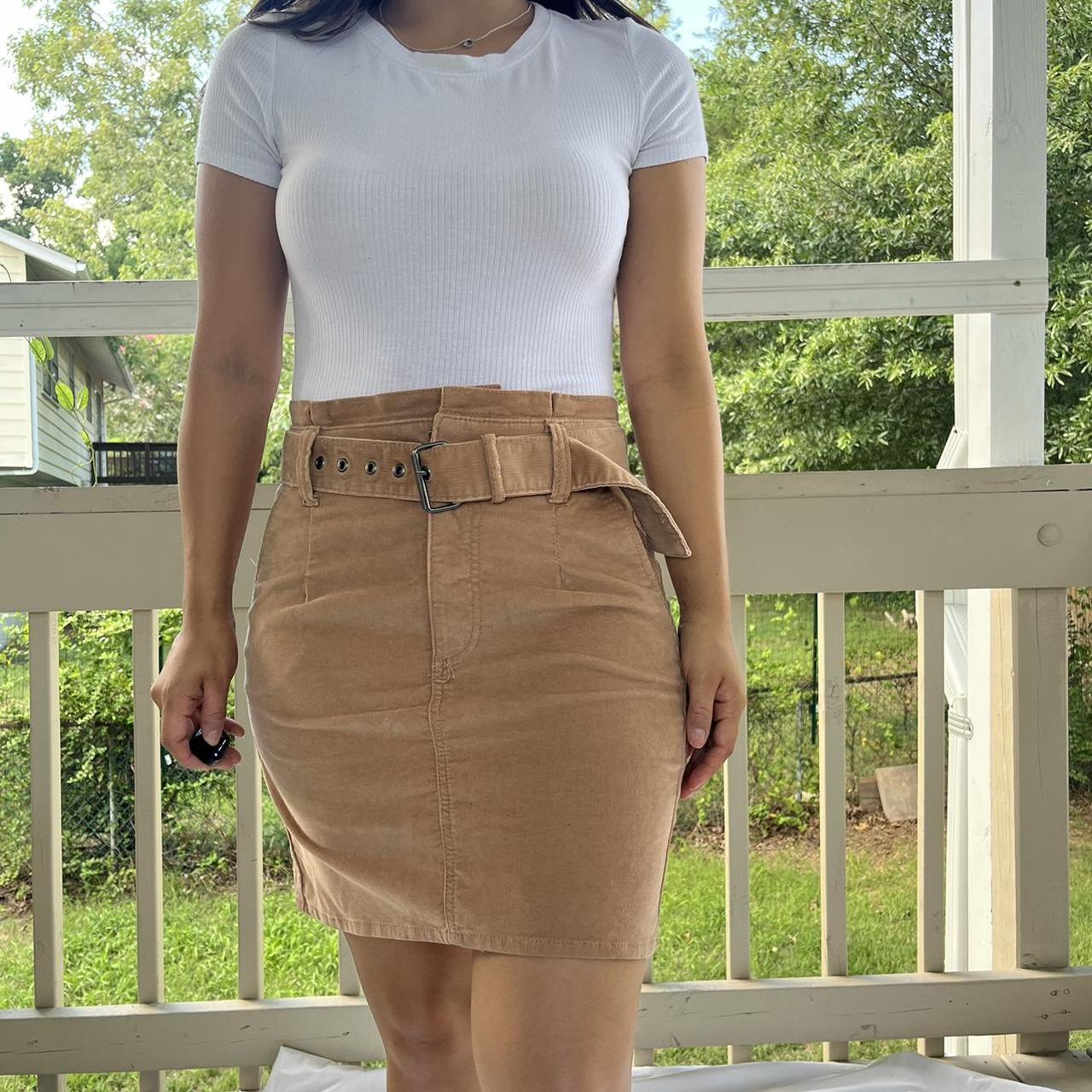 Corduroy skirt express best sale