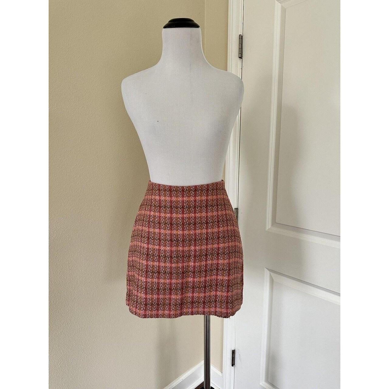 Mango Women's Shorts Pink XS – Mango Skort Pink Peach Orange