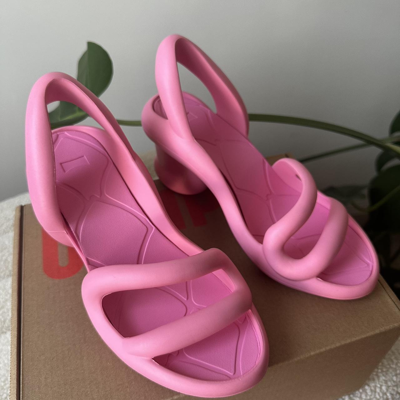 Pink Camper Lab kobarah rubber sandals, size 7! | Depop Pink Camper Lab kobarah rubber sandals, size 7! | Depop