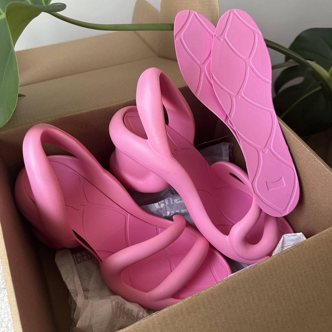 Pink Camper Lab kobarah rubber sandals, size 7! | Depop