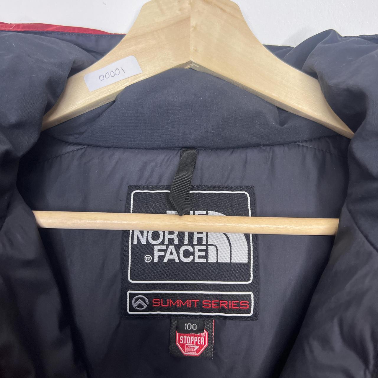 The north face 700 Baltoro coat in red and black... - Depop