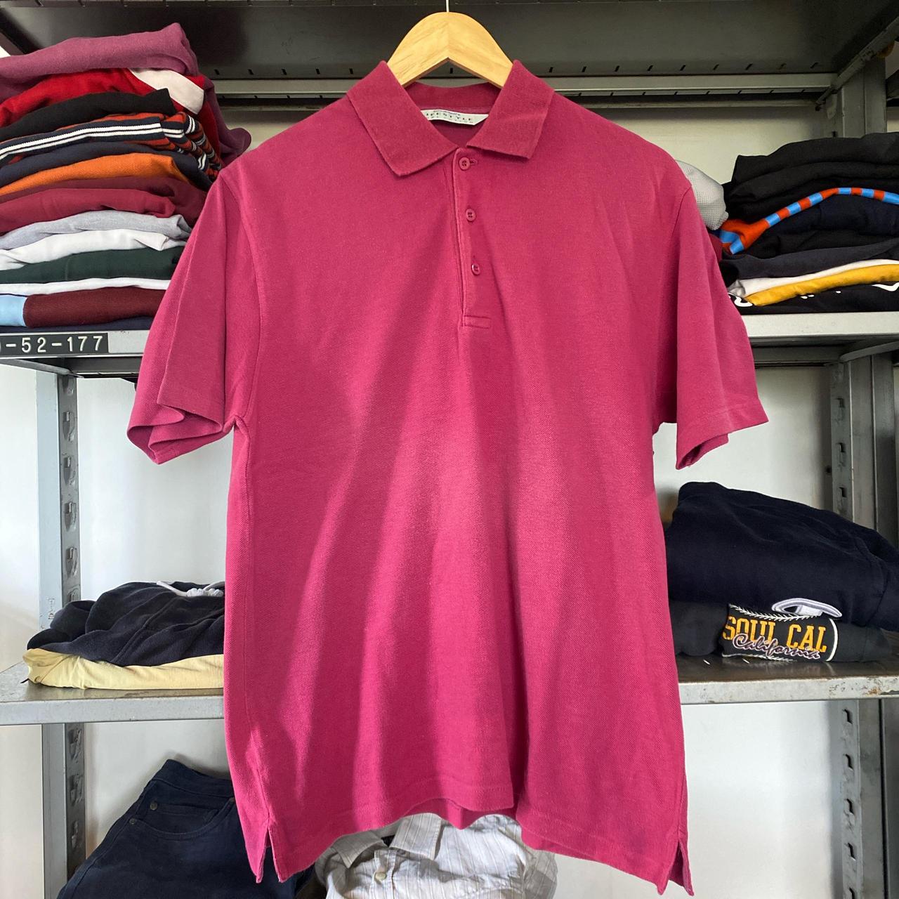 Sainsbury’s pink polo shirt - Depop