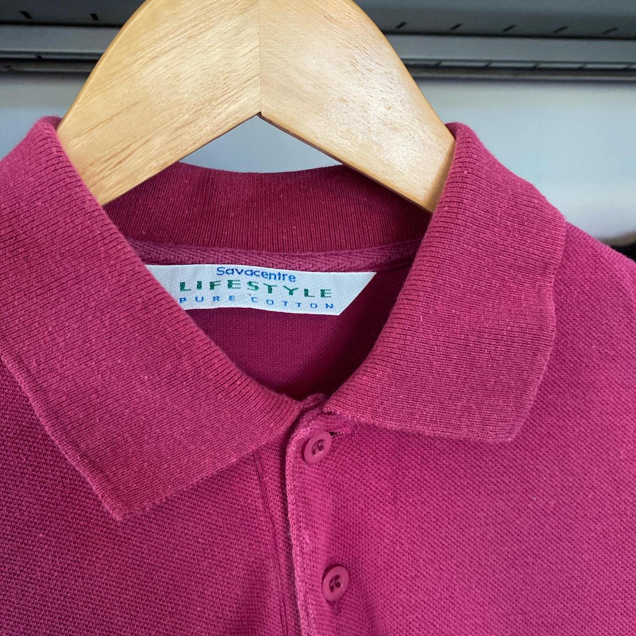 Sainsbury’s pink polo shirt Depop
