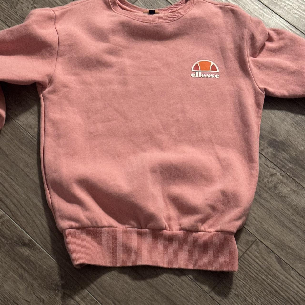 Pink ellesse hoodie mens on sale