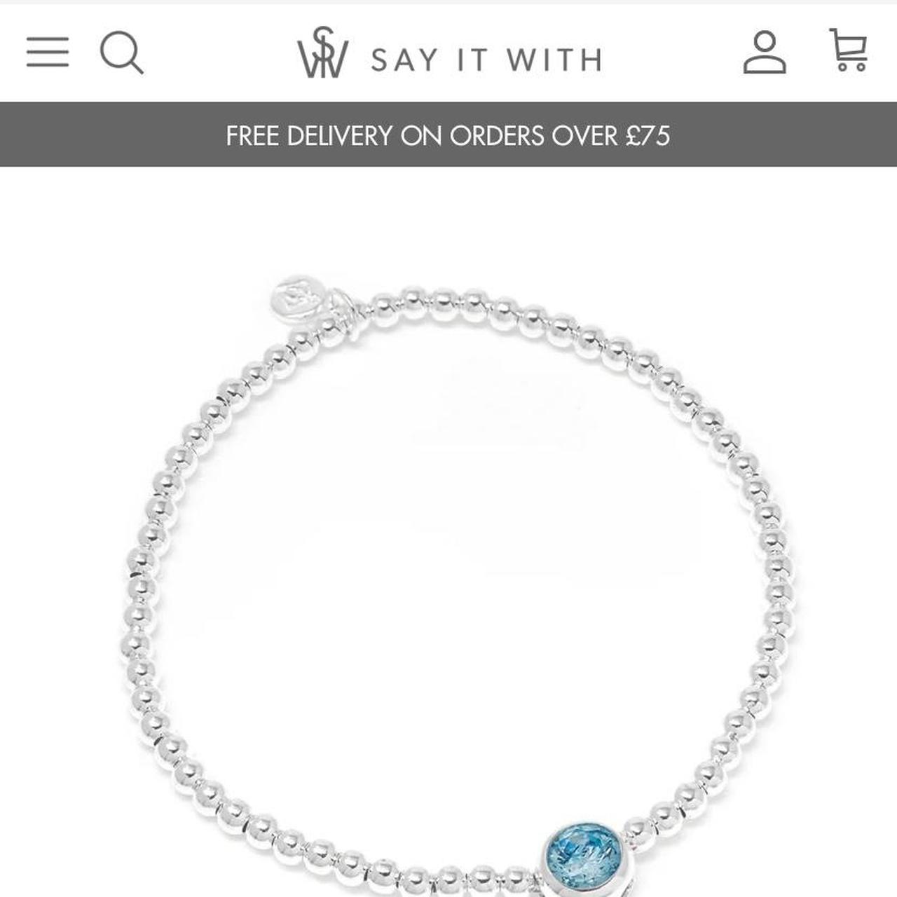 Say it with diamonds birthstone bracelet discount