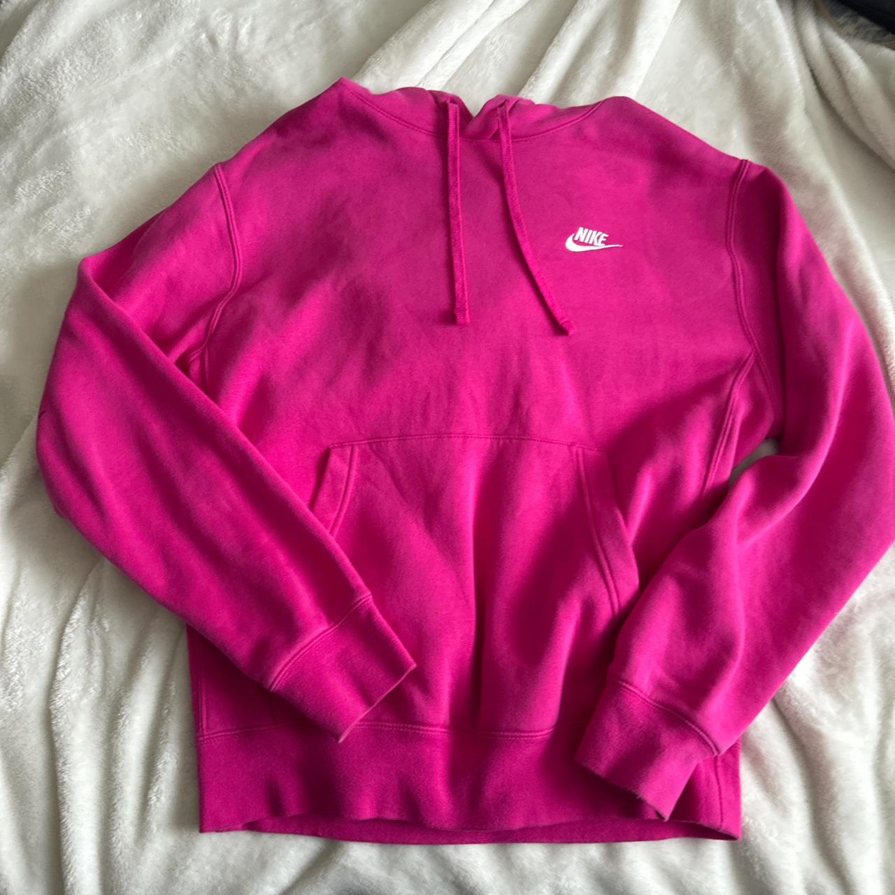 pink nike hoodie
