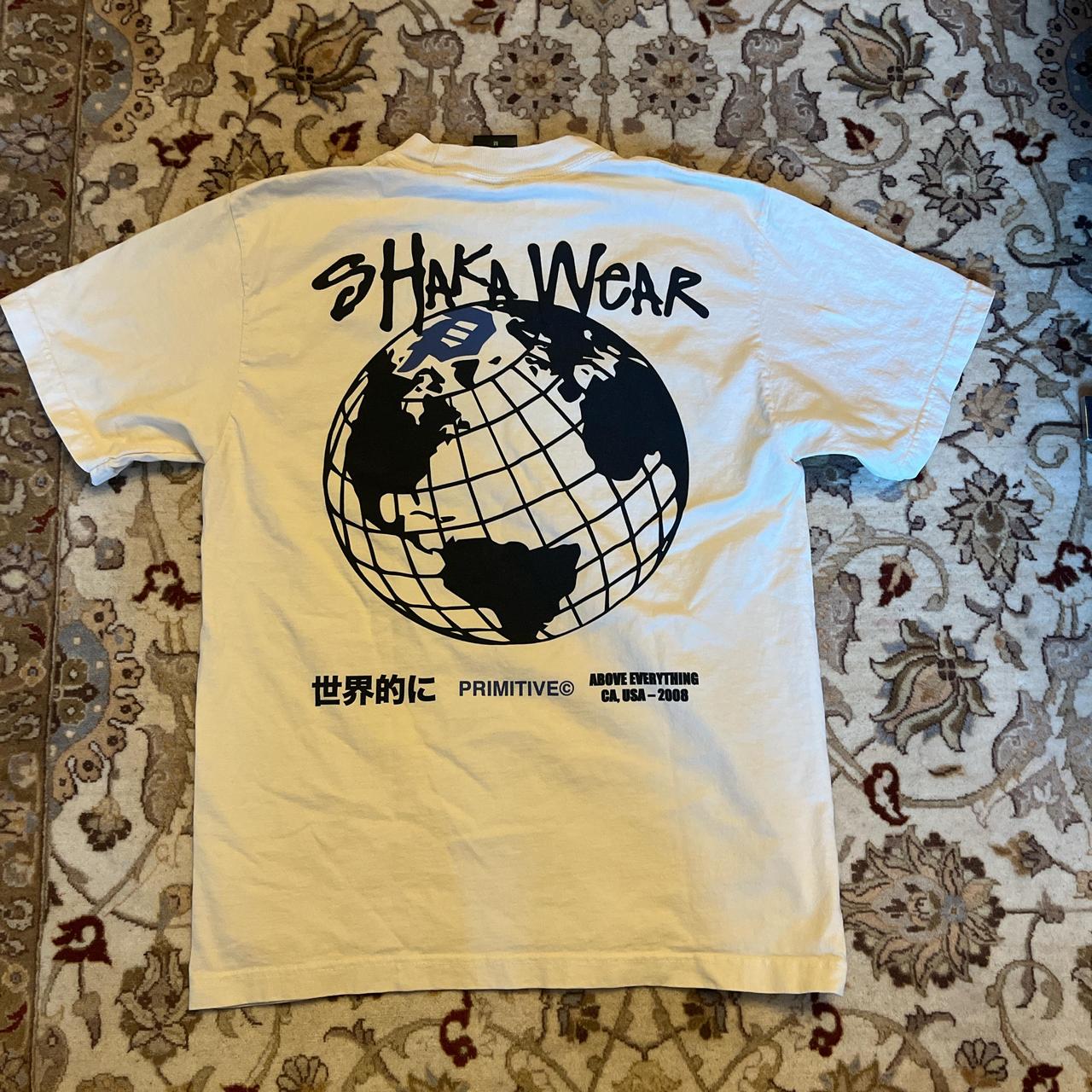 Primitive x Shaka Wear Takeover Cream T-Shirt,