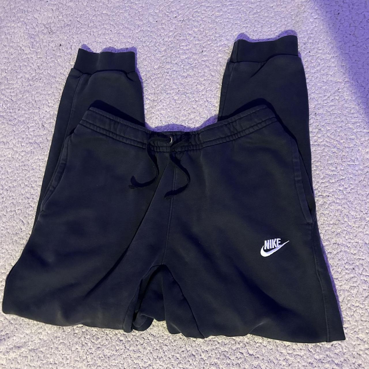 Black Nike joggers Men’s size M, I’m 5ft 7 and a... - Depop