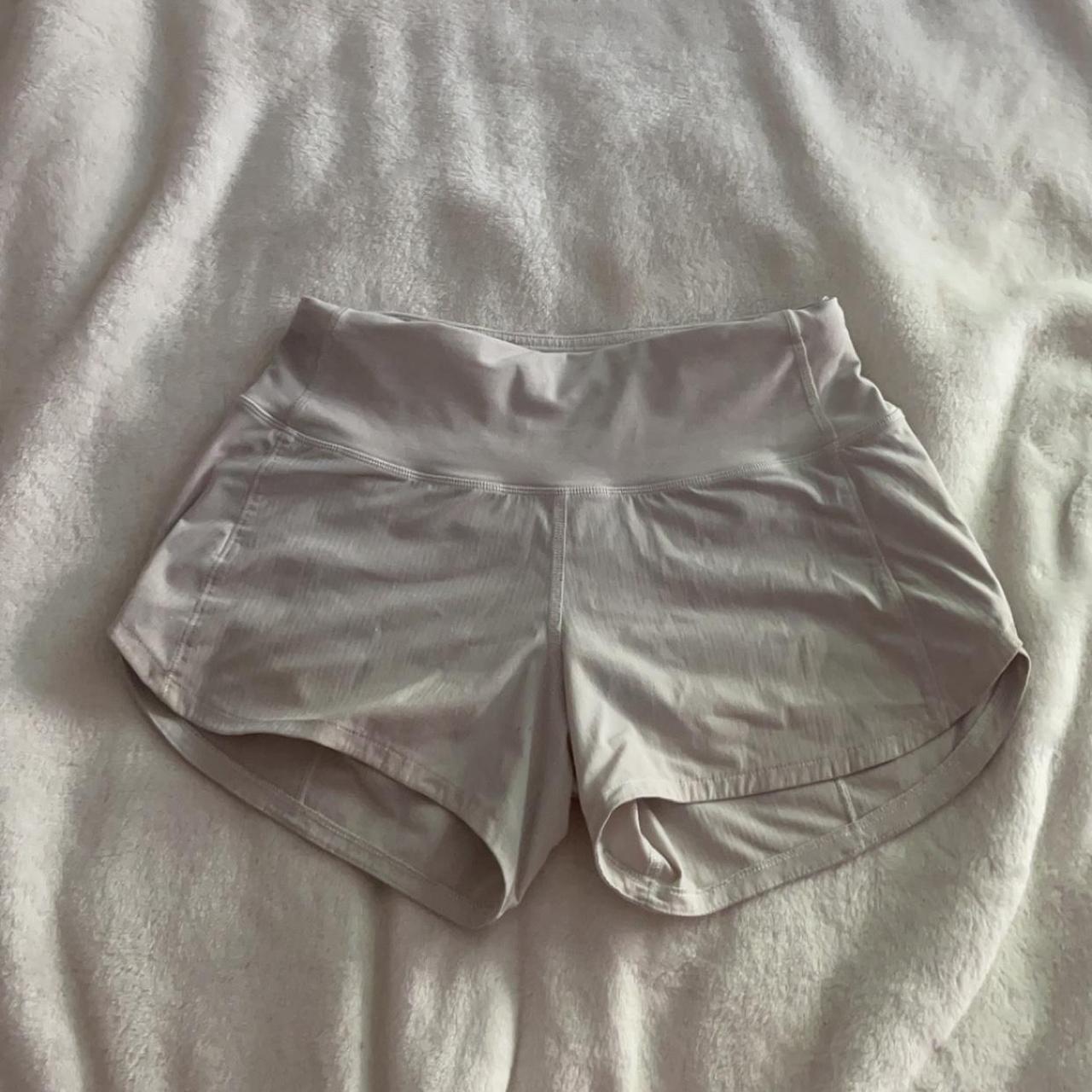 Lululemon, speed ups, size 0, length 4, white - Depop