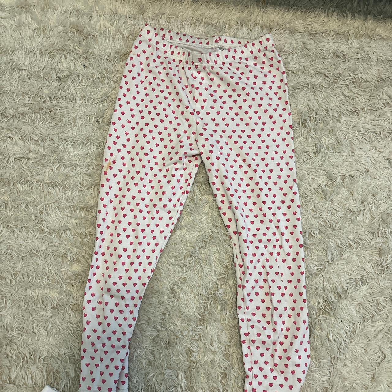 Roller Rabbit Kids (12 Years) Pink Hearts Pajamas - Depop