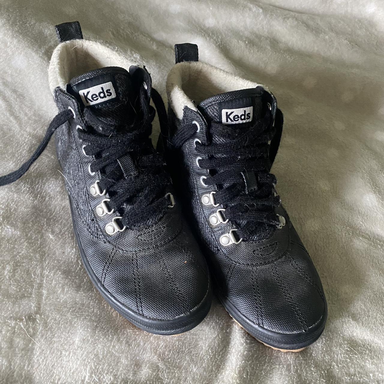 KEDS lace up high top boots Super comfy Worn a