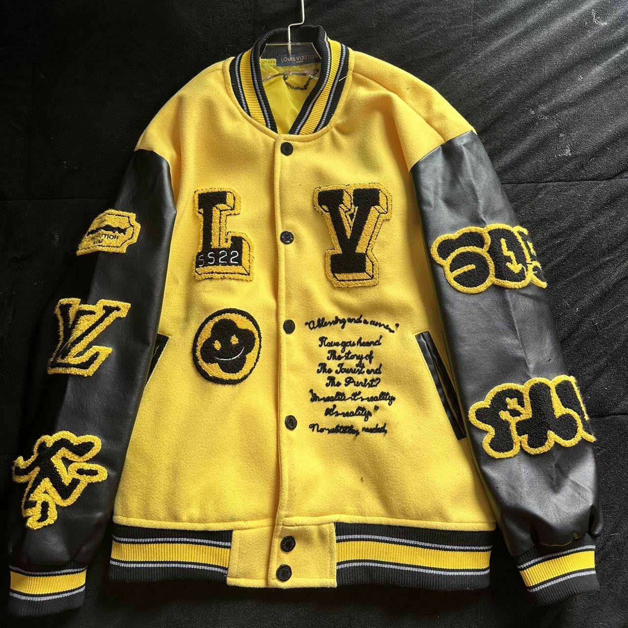 Louis Vuitton Varsity Jacket - Depop