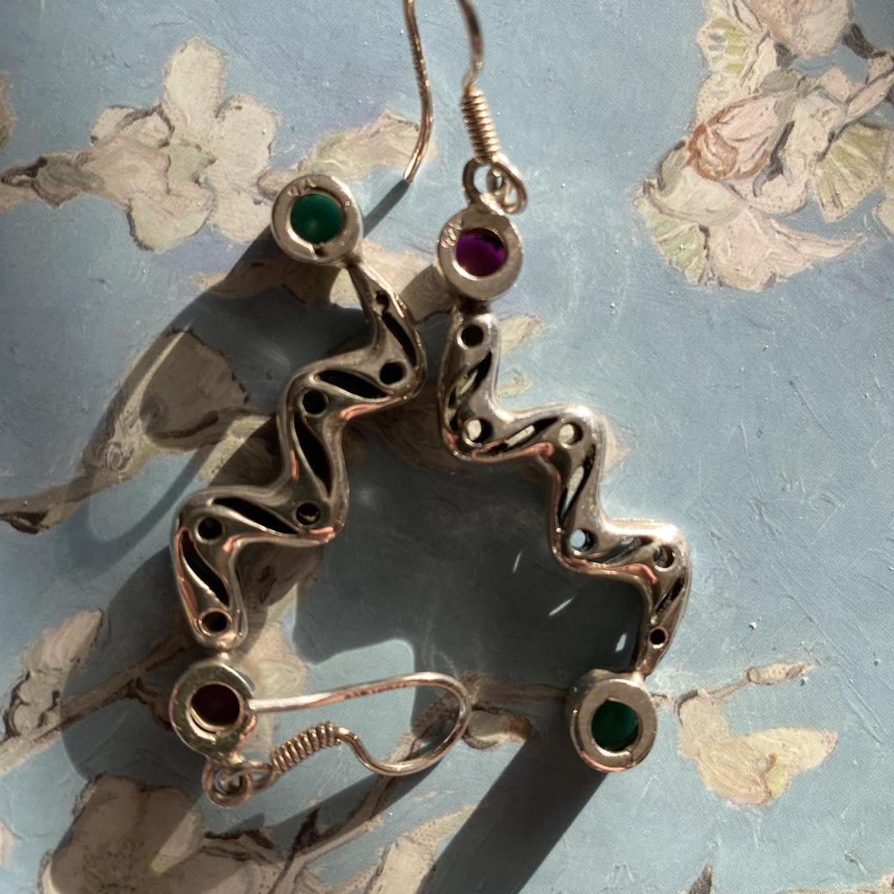 Women's Earrings - Multi/Silver – Unique Ruby and… - image 5