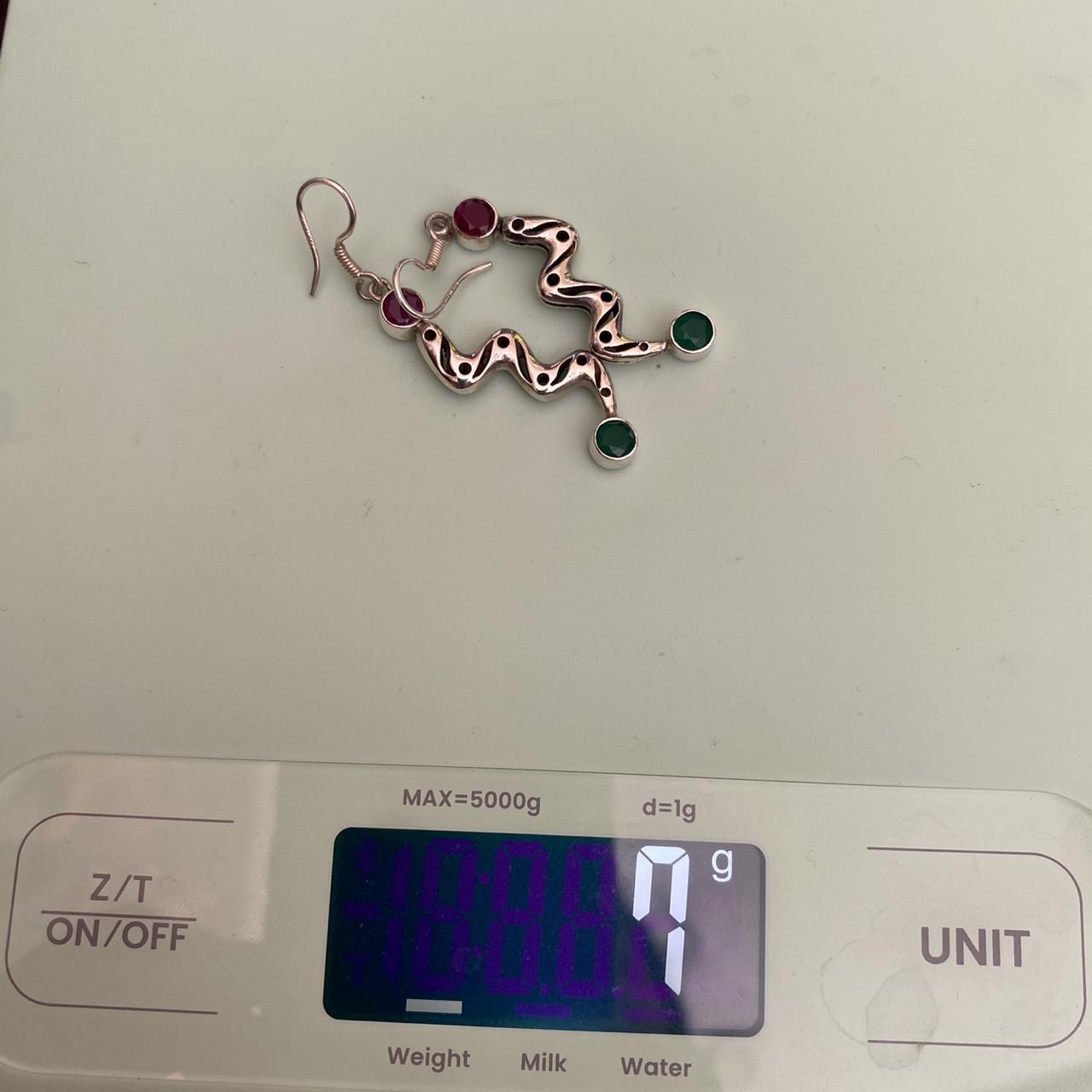 Women's Earrings - Multi/Silver – Unique Ruby and… - image 6