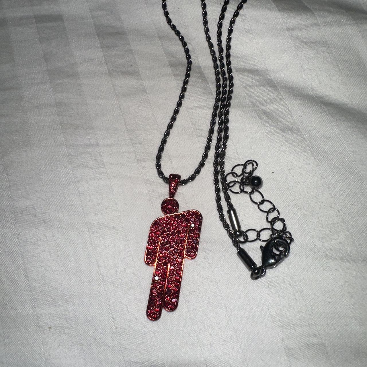 Billie Eilish Red Blohsh Necklace ! No Longer Sold | Depop