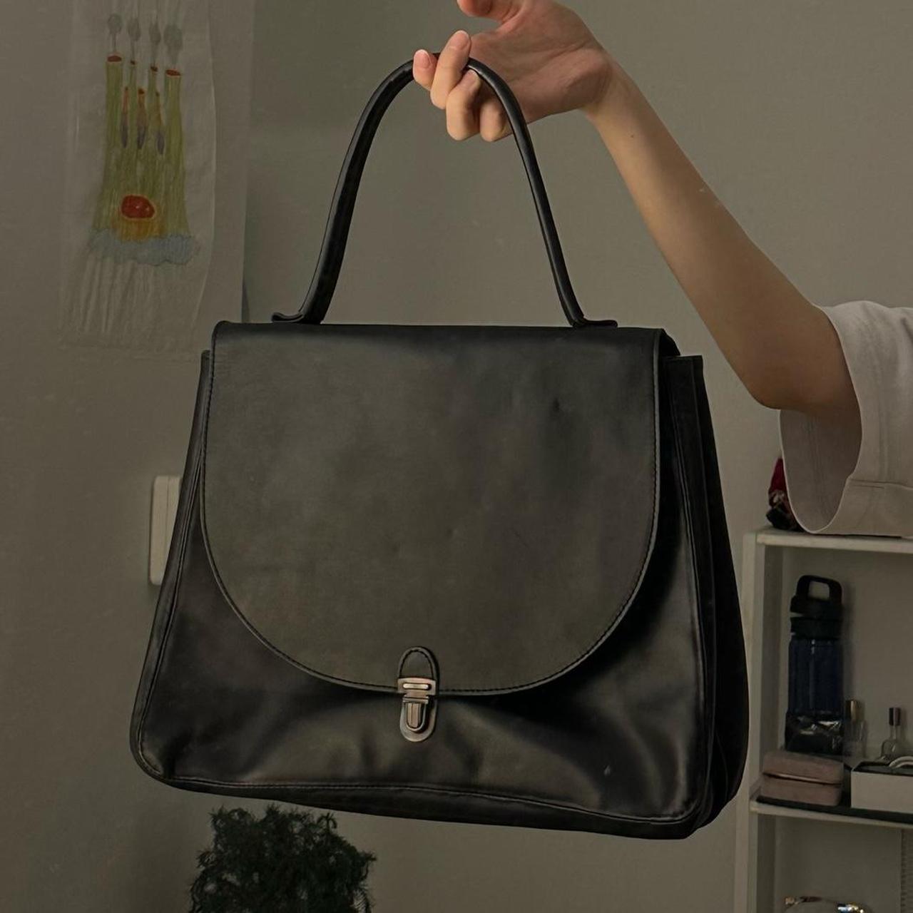 cherevichkiotvichki black large lock satchel