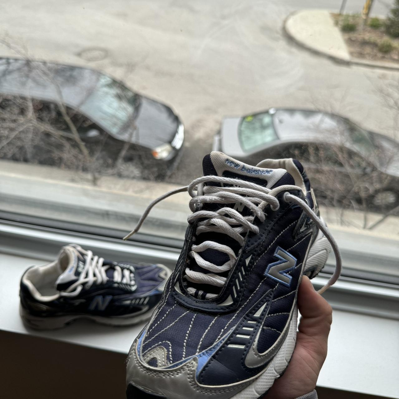 Vintage 90S Women's New Balance 641 Blue Gray White | Depop