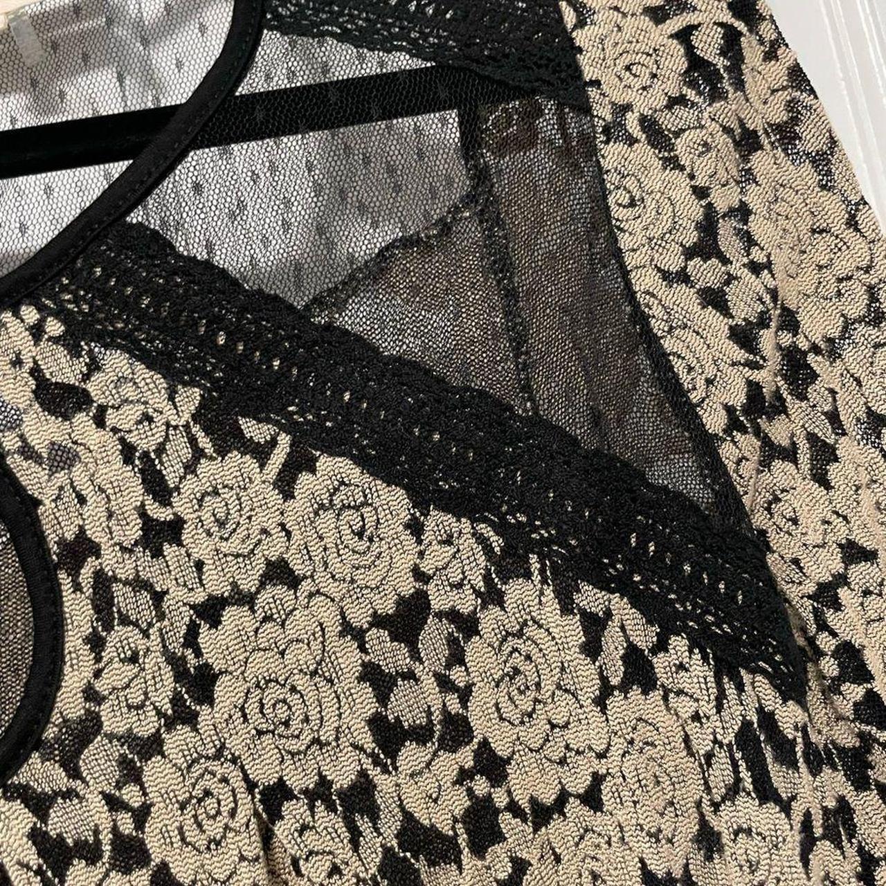 Source Unknown Women's Blouse - Cream/Black - 14 … - image 5