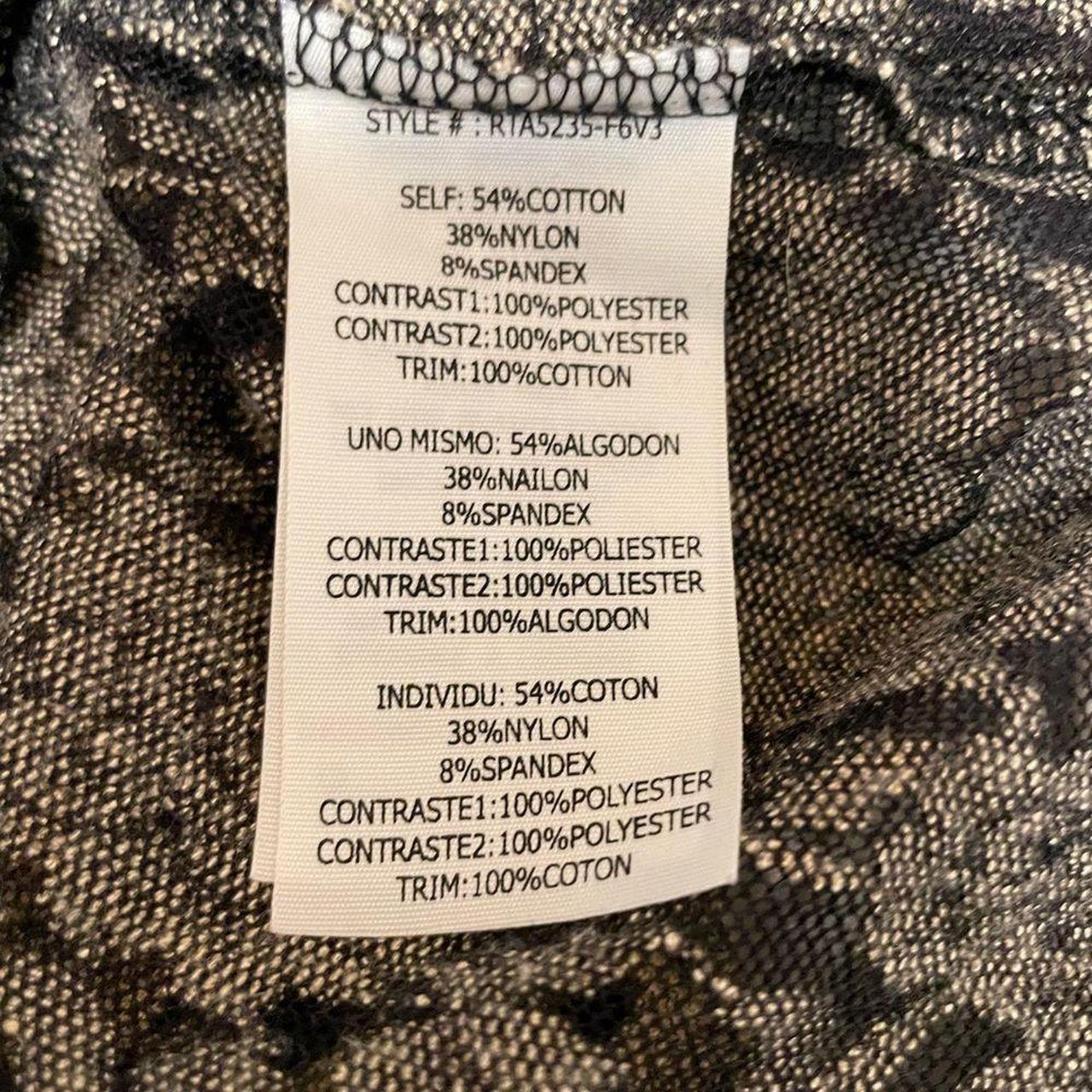 Source Unknown Women's Blouse - Cream/Black - 14 … - image 7