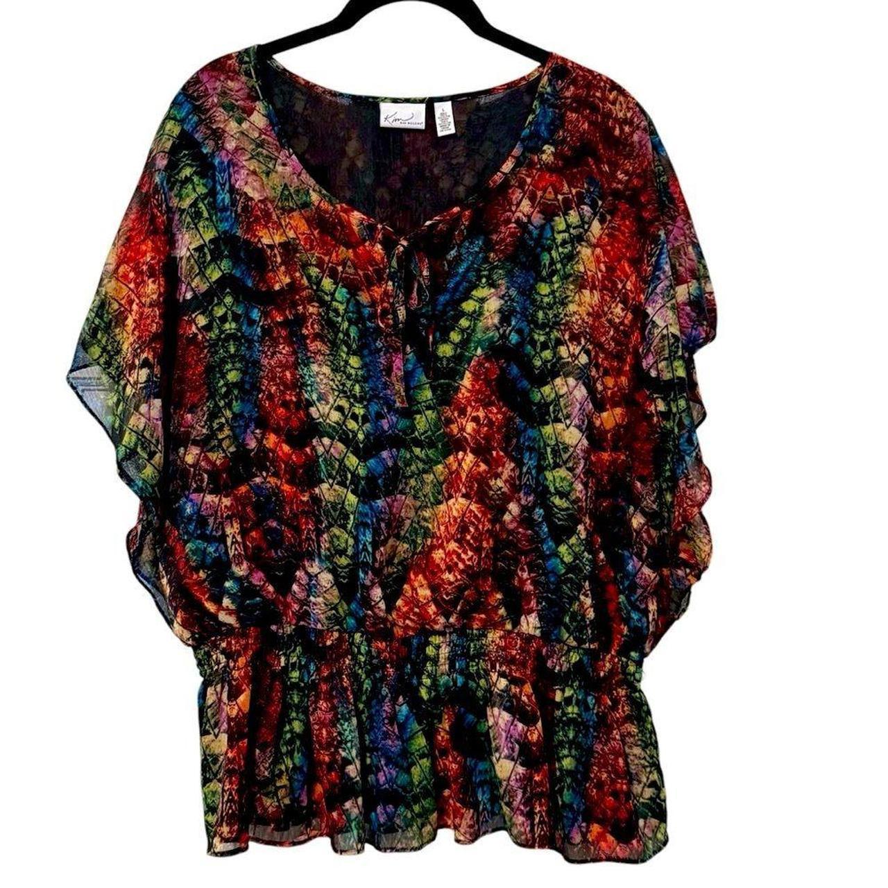 Source Unknown Women's Blouse - Multi/Multi - L –… - image 1