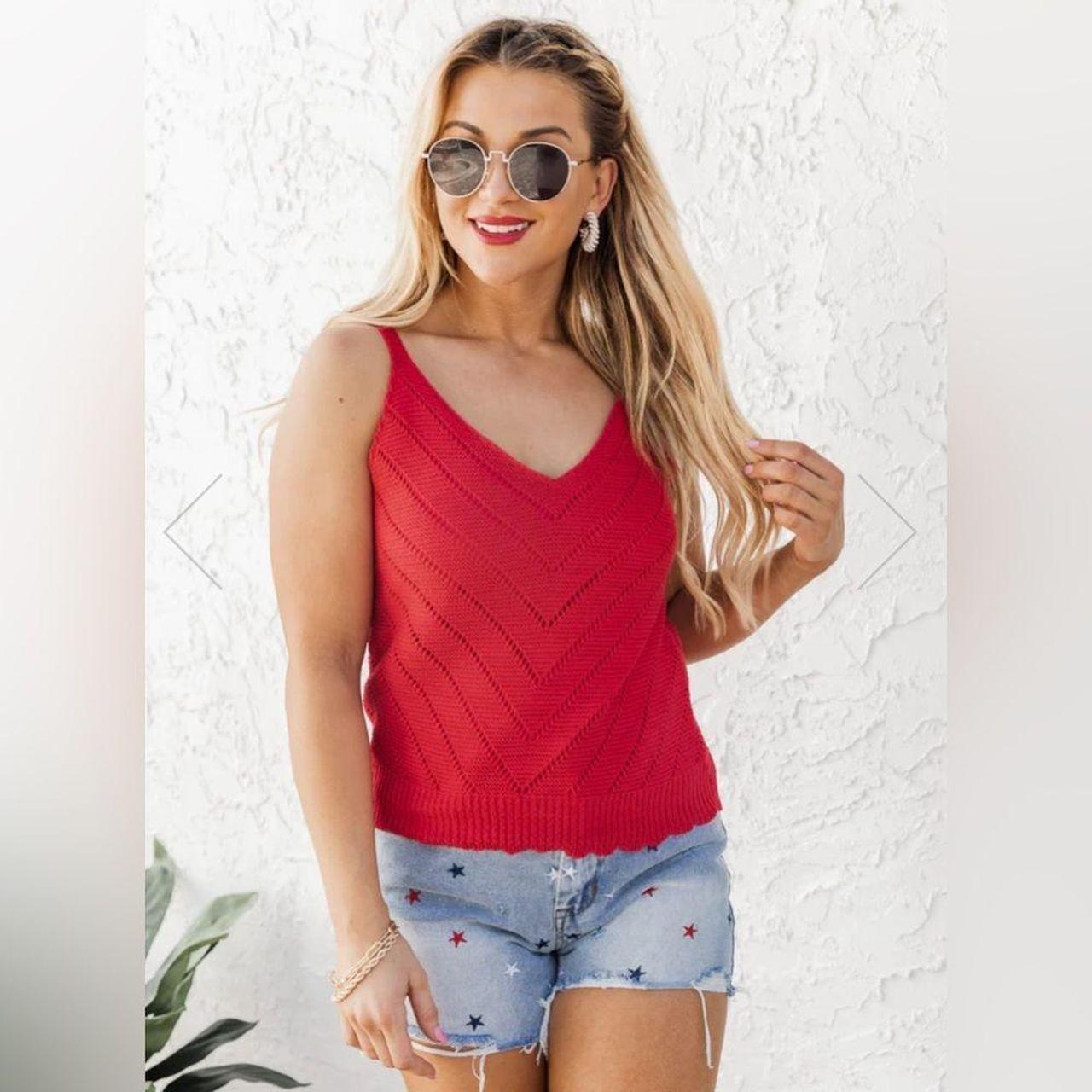 Source Unknown Women's Tank top - Red - M – Pink … - image 3