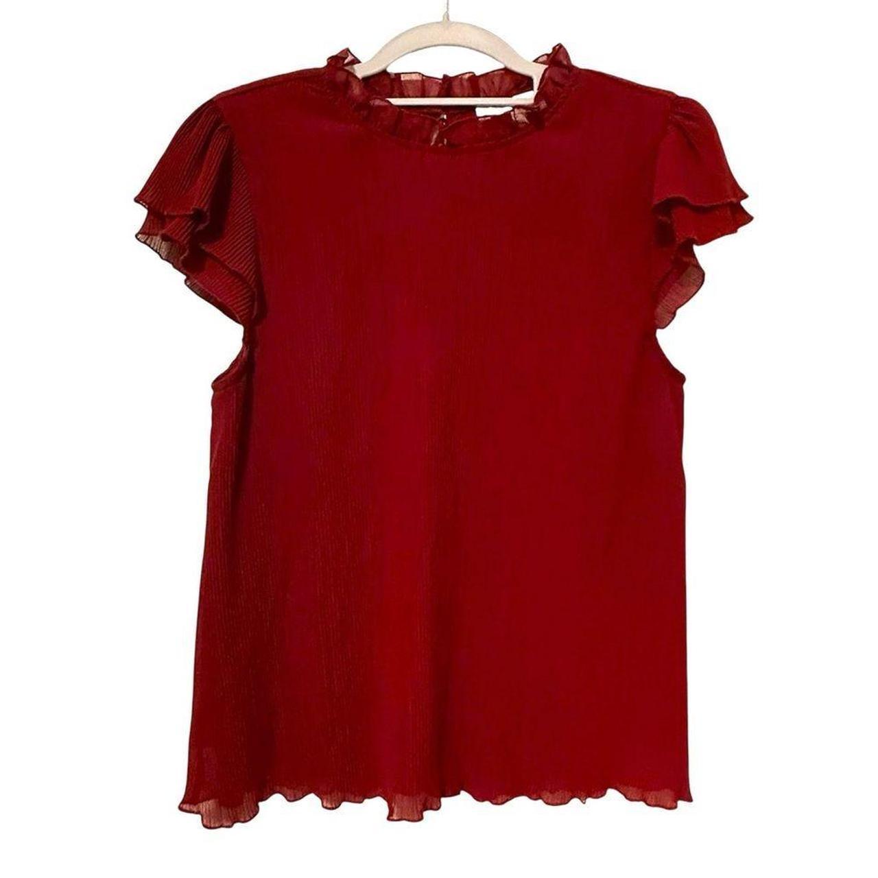 Source Unknown Women's Blouse - Red - M – She & S… - image 1