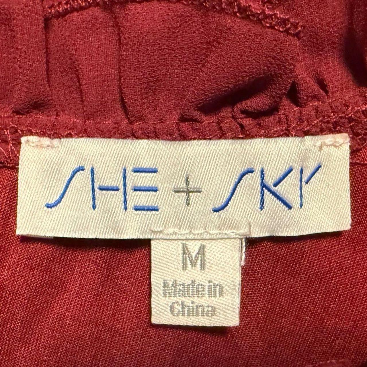 Source Unknown Women's Blouse - Red - M – She & S… - image 7