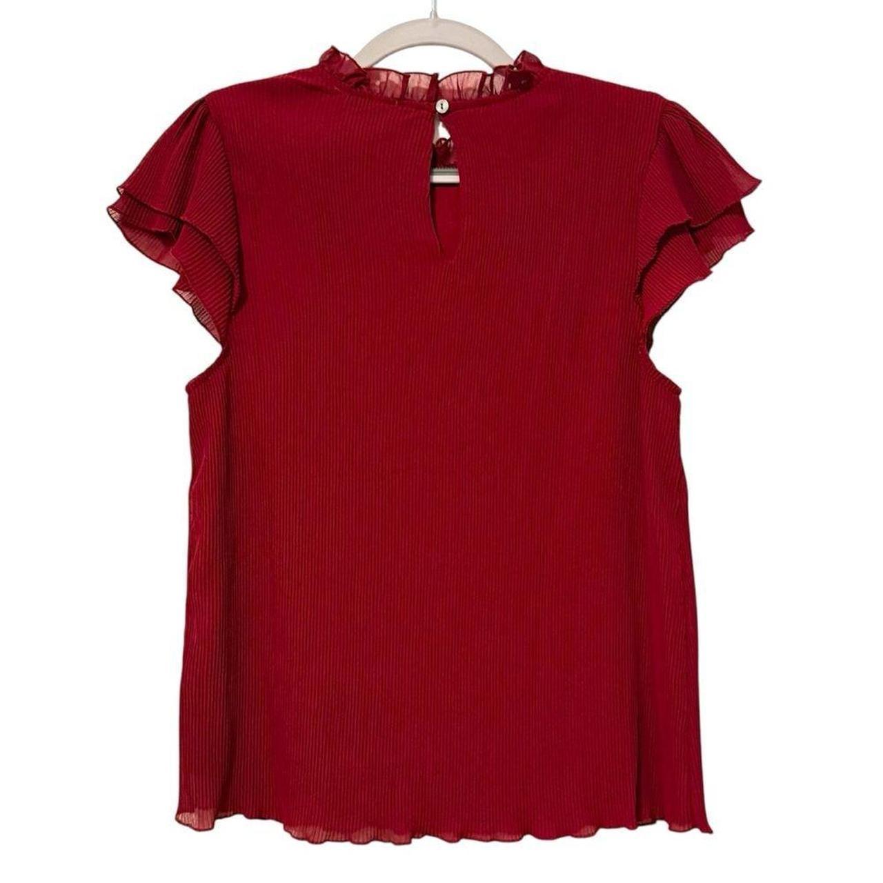 Source Unknown Women's Blouse - Red - M – She & S… - image 4